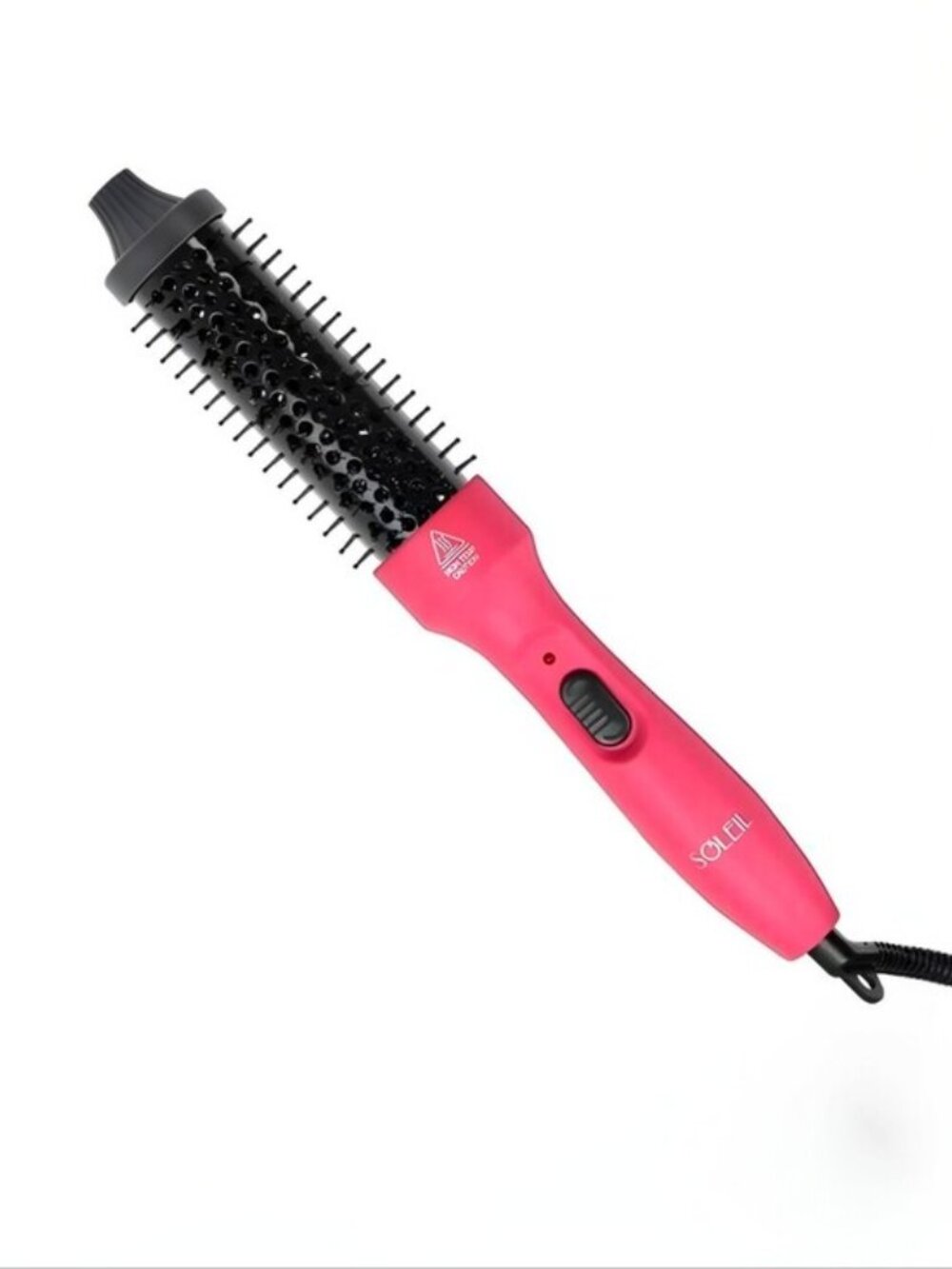 Soleil Hair Tools Professional Thermal Volumizing Brush Pink 1.5 Tourmaline NWT